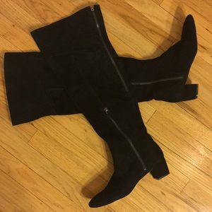 Nine West Over-the-Knee Suede Boots Size 10